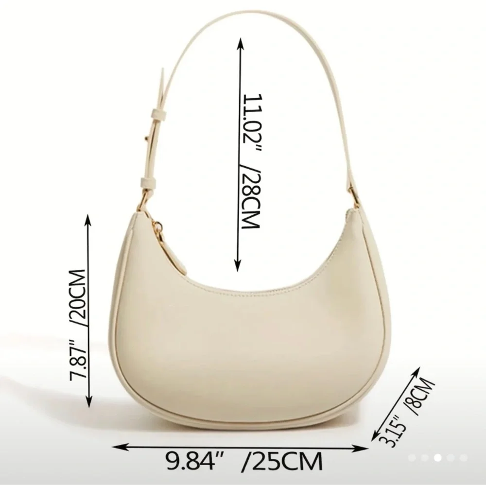 Elegant Black Shoulder Bag - Picture 3 of 9